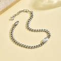 Jewelry wholesale Wholesale Marquise Cubic Zirconia & Infinity Link Minimalist 304 Stainless Steel Bracelets, Waterproof