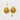 Jewelry wholesale Wholesale Gold Leaf Elegant 304 Stainless Steel Stud Earrings-18K Gold Plated, Waterproof