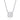 Jewelry wholesale Wholesale Moissanite D/VVS1 Round-Cut  Four-Prong Solitaire Pendant Necklace – 18K White-Gold Vermeil on 925 Silver, 40 + 5 cm Chain, GRA Certified