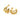 Jewelry wholesale Wholesale Bead Texture Elegant 304 Stainless Steel Hoop Earrings-18K Gold Plated, Waterproof
