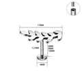 Jewelry wholesale Wholesale G23Titanium 16G Internally Thread Round Leaf-Flat Back Stud Helix and Tragus