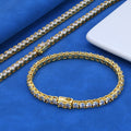 Jewelry wholesale Wholesale Cubic Zirconia Hip Hop Spring Tennis Chain Luxury Link Chain Bracelet 7in,8in,9in