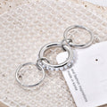 Jewelry wholesale Wholesale Stacked Pearl Trendy 304 Stainless Steel Ring,Waterproof