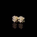 Jewelry wholesale Wholesale Dollar Sign Cubic Zirconia Hip Hop Copper Earrings