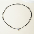 Jewelry wholesale Wholesale Heart & Teardrop Minimalist 304 Stainless Steel Pendant Necklace – 14K Gold Plated, Chain 17.72in, Waterproof