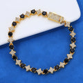 Jewelry wholesale Wholesale 6mm Star Tennis Chain Cubic Zirconia Hip Hop Bracelet, Chain 6in-9in