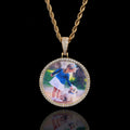 Jewelry wholesale Wholesale Cubic Zirconia Hip Hop Picture Necklace 24in,Waterproof