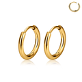 Jewelry wholesale Wholesale G23Titanium 18G Clicker Ring Huggie Hoops Earrings