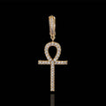 Wholesale Ankh Key Cross Cubic Zirconia Hip Hop Earrings