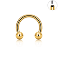 Jewelry wholesale G23 Titanium Circular Barbell – Internal Thread (16G), ASTM F-136