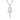 4 mm · D/VVS1 Moissanite Cross Pendant — 19-Stone Pavé, 18 K White- or Yellow-Gold-Plated 925 Silver, Chain Optional
