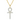 5 mm · D/VVS1 Moissanite Cross Pendant — 19-Stone Pavé, 18 K White- or Yellow-Gold-Plated 925 Silver, Chain Optional