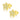 0.27 ct D/VVS1 Moissanite Star Stud Earrings — Double-Layer Outline, Screw-Back, 18 K Yellow or White-Gold Vermeil (2.5 µm) on 925 Silver