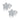 0.27 ct D/VVS1 Moissanite Star Stud Earrings — Double-Layer Outline, Screw-Back, 18 K Yellow or White-Gold Vermeil (2.5 µm) on 925 Silver