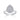 Jewelry wholesale Wholesale Moissanite D/VVS1 Round Cut Double Halo Teardrop Engagement Ring – 925 Sterling Silver with 18K White Gold Vermeil, GRA Certified, Elegant Luxury