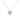 Jewelry wholesale Wholesale Moissanite 1CT D/VVS1 Round-Cut  Six-Prong Solitaire Pendant Necklace – 18K White-Gold Vermeil on 925 Silver, 40 + 5 cm Chain, GRA Certified