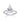 Jewelry wholesale Wholesale Moissanite D/VVS1 Pear Cut Three-Prong Solitaire Engagement Ring – 18K White Gold Vermeil on 925 Silver, GRA Certified