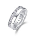 Jewelry wholesale Wholesale Moissanite D/VVS1 Round Cut Channel-Set Eternity Band – 925 Sterling Silver with 18K White Gold Vermeil, GRA Certified