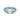 Green Lab Moissanite Eternity Ring – Triple Row Band, Platinum on S925