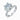 Jewelry wholesale Wholesale Moissanite 5CT D/VVS1 Round Cut Six-Prong Halo Engagement Ring with Pavé Shoulders – 18K White Gold Vermeil on 925 Silver, GRA Certified