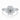 Jewelry wholesale Wholesale Moissanite 1CT D/VVS1 Round Cut Four-Prong Pavé Shoulder Engagement Ring – 18K White Gold Vermeil on 925 Silver, GRA Certified