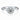 Jewelry wholesale Wholesale Moissanite 1CT D/VVS1 Round Cut Six-Prong Solitaire Engagement Ring – 18K White Gold Vermeil on 925 Silver, GRA Certified