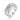 1.0 CTW · D/VVS1 Round Cut Moissanite Ring – Square Bezel & Four-Prong, Channel Pavé CZ Accents, 18K White-Gold Vermeil 925 Silver