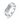 1.0 CTW · D/VVS1 Round Cut Moissanite Ring – Tension Bridge & Four-Prong Setting, 18K White-Gold Vermeil 925 Silver
