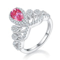 Jewelry wholesale Crown Moissanite Ring 1ct 925 Silver Royal Style Wholesale Jewelry
