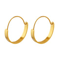 Jewelry wholesale Classic Fine Jewelry High Polish 18k Gold Plated Hoop Earrings