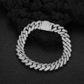 Jewelry wholesale Wholesale Hip Hop Cubic Zirconia Cuban Chain Bracelet, Chain 7in,8in,9in