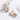 Jewelry wholesale Wholesale Chunky Geometric Shape round Brilliant Cut Zircon Earrings