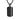 Wholesale Men’s Dog Tag Trendy Black Plated  with Brushed Texture Stainless Steel Pendant Necklace | Pendant 30mm*46mm, Waterproof