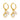 Jewelry wholesale Light Luxury Simple Pearl Stainless Steel Earrings Wholesale