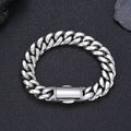 Wholesale 12mm Stainless Steel Cuban Link Hip Hop Chain Necklace and Bracelet | Chain Length 7in-30in