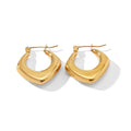 Jewelry wholesale Hot Sale Vintage Style Cutout Geometric Earrings Popular Hoop Earrings