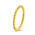 Jewelry wholesale Hot Sale Classic 18K Gold Plated Jewelry Beads Ball Couple Ring