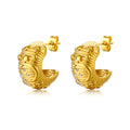 Jewelry wholesale Wholesale Star Moon Pattern Inlaid White Zircon Earrings