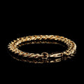 Jewelry wholesale Wholesale Cuban Chain Hip Hop 304 Stainless Steel Chain Bracelet - 18K Gold-Plated, Chain 7in,8in,9in , Waterproof