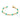 Jewelry wholesale New Arrival Jewelry Green Stones Bamboo Shape Link Chain Bracelets
