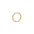 Jewelry wholesale Wholesale Bamboo Bone Minimalist 304 Stainless Steel Band Ring – 18K Gold Plated, Waterproof