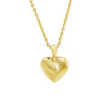 Jewelry wholesale Heart Pendant Necklace Stainless Steel 18K Gold Plated Minimalist Wholesale Jewelry
