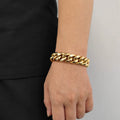 Jewelry wholesale Wholesale Trendy 304 Stainless Steel Cuban Bracelet, Chain 7in,7.5in,8in,8.5in,9in,Waterproof
