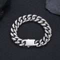 Wholesale 6mm-18mm Stainless Steel Rounded Cuban Link Hip Hop Men‘s Necklace & Bracelet | Chain Length 7in–30in