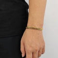 Jewelry wholesale Wholesale Trendy 304 Stainless Steel Cuban Bracelet, Chain 7in,7.5in,8in,8.5in,9in,Waterproof