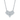 Classic Elegant 925 Silver Jewelry 0.33ct Moissanite Heart Pendant