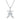 0.085 CT · D/VVS1 Pavé Moissanite Pisces Necklace — Zodiac Symbol Pendant, 18 K White-Gold Vermeil (2.5 µm) on S925 Silver,45cm Chain Included