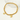 Jewelry wholesale Wholesale Beaded Classic 304 Stainless Steel Bracelet – 18K Gold Plated, 6.3in, Waterproof