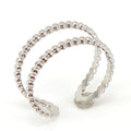 Wholesale Minimalist 304 Stainless Steel Open Adjustable Ring, Waterproof