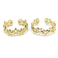 Wholesale Star Vintage 304 Stainless Steel Open Adjustable Ring, Waterproof
